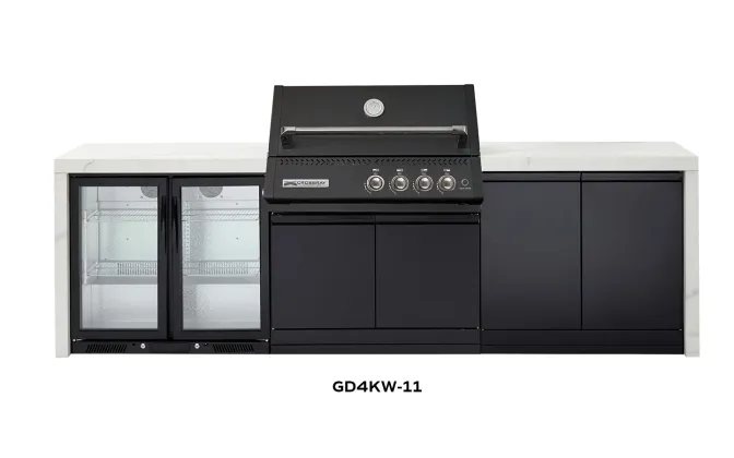 XPlor Outdoor Black BBQ White benchtop GD4KW-11 XPlor Outdoor Black BBQ White benchtop GD4KW-11