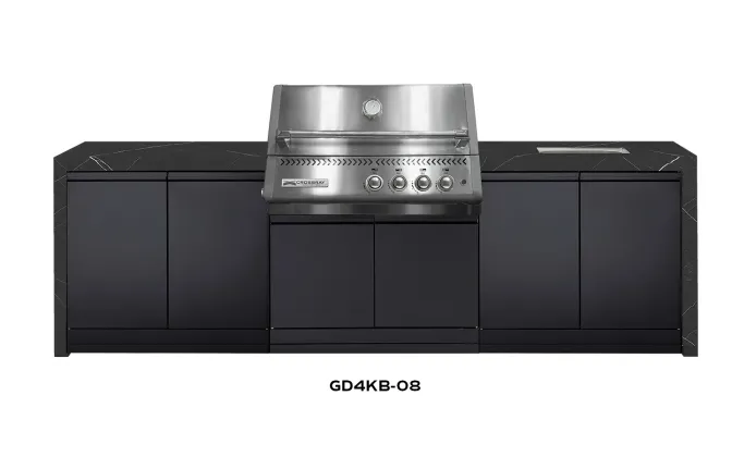 XPlor-Outdoor-Black-benchtop-GD4KB-08 XPlor SS BBQ Black benchtop GD4KB-08