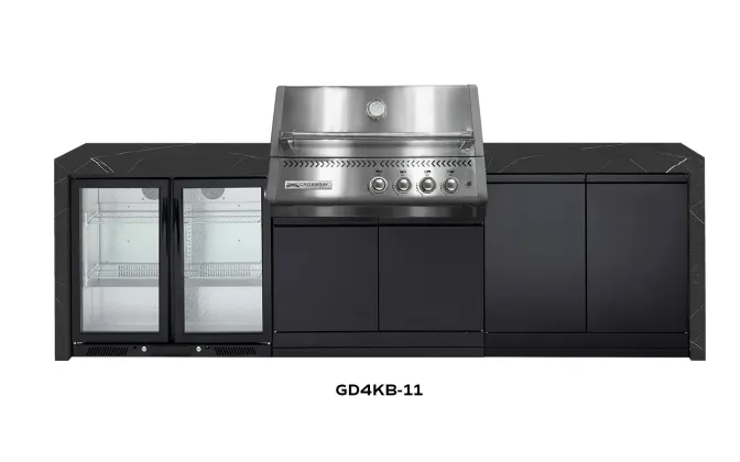 XPlor-Outdoor-Black-benchtop-GD4KB-11 XPlor SS BBQ Black benchtop GD4KB-11