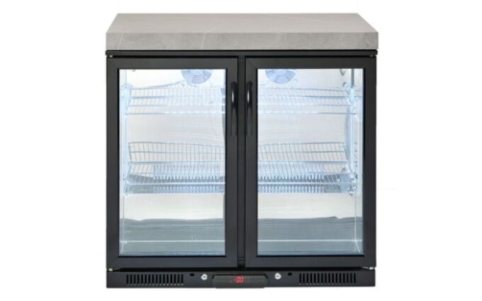 2021-Outdoor-Kitchen-double-fridge Outdoor Kitchen BBQ Double Fridge