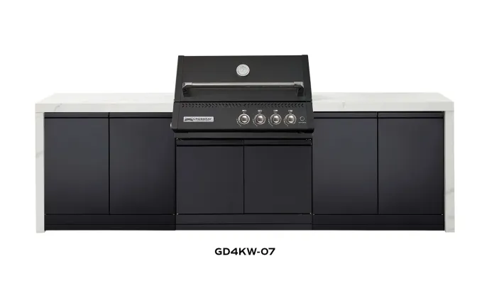 XPlor Outdoor Black BBQ White benchtop GD4KW-07 XPlor Outdoor Black BBQ White benchtop GD4KW-07