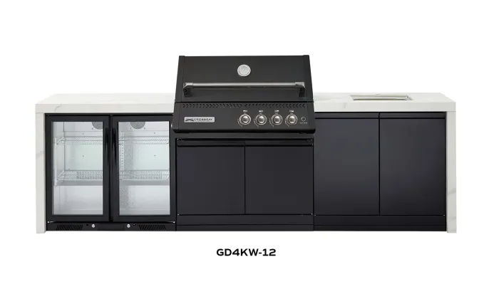 XPlor Outdoor Black BBQ White benchtop GD4KW-12 XPlor Outdoor Black BBQ White benchtop GD4KW-12
