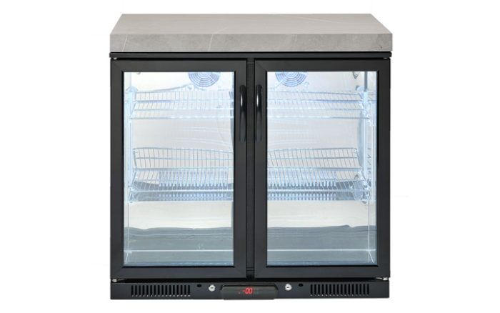 2021-Outdoor-Kitchen-double-fridge Outdoor Kitchen BBQ Double Fridge