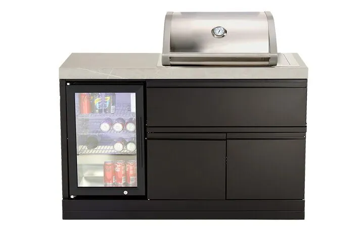 TC2K-MK1-mini-with-black-fridge-720×450-1 Mini Kitchen Gas BBQ