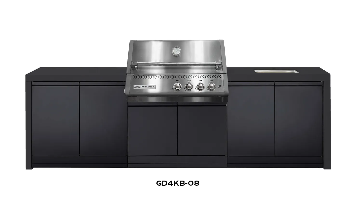 XPlor SS BBQ Black benchtop GD4KB-08 XPlor SS BBQ Black benchtop GD4KB-08