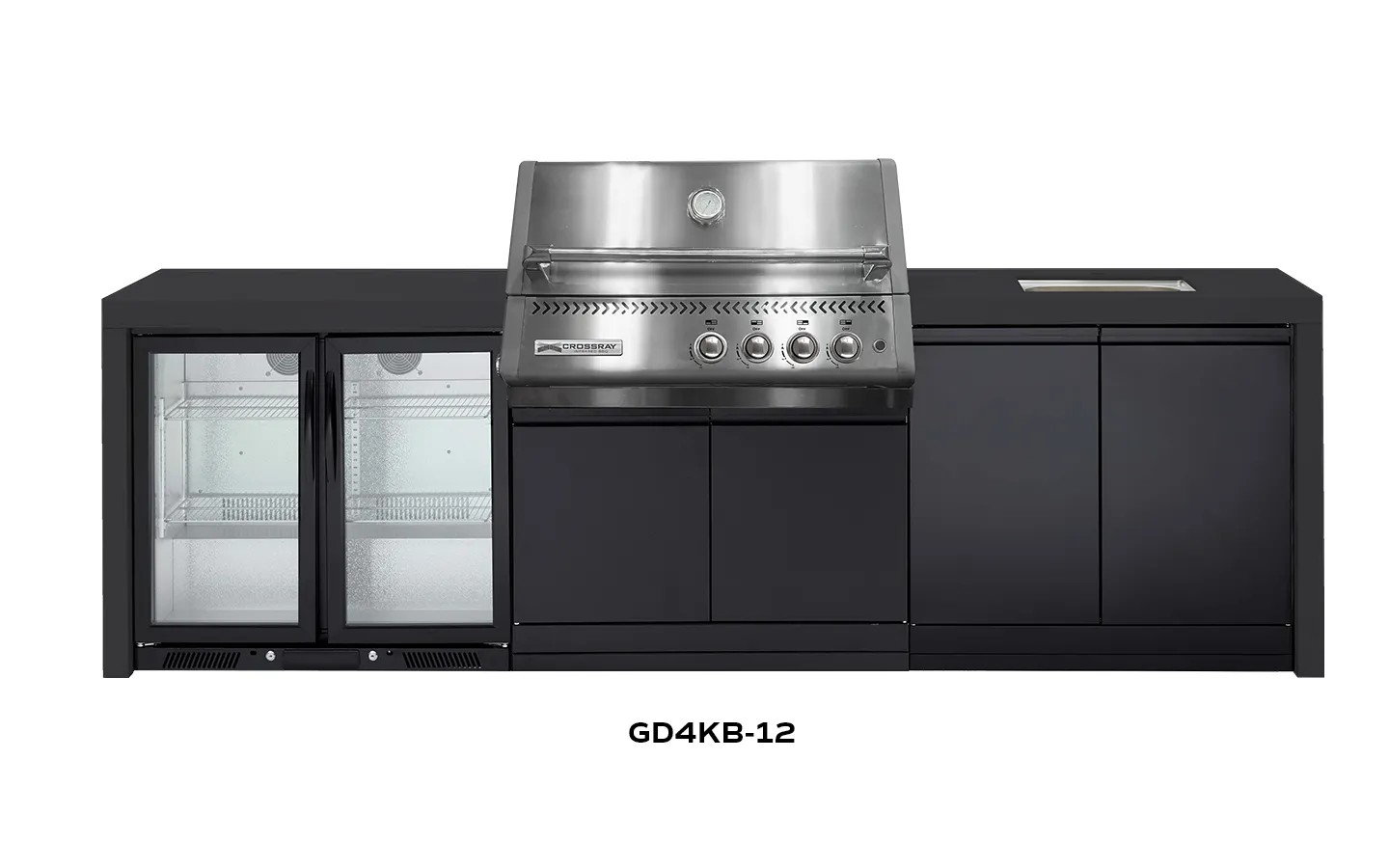 XPlor SS BBQ Black benchtop GD4KB-12 XPlor SS BBQ Black benchtop GD4KB-12