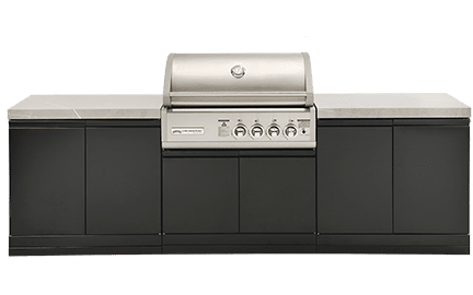 4B Outdoor TC4K-05 4B Gas BBQ Outdoor Kitchen with flat benchtops