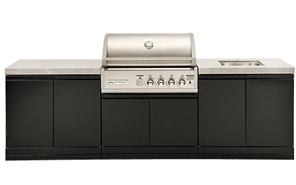 4B Outdoor TC4K-06 Outdoor Kitchen BBQ flat benchtop and Under Bench Sink