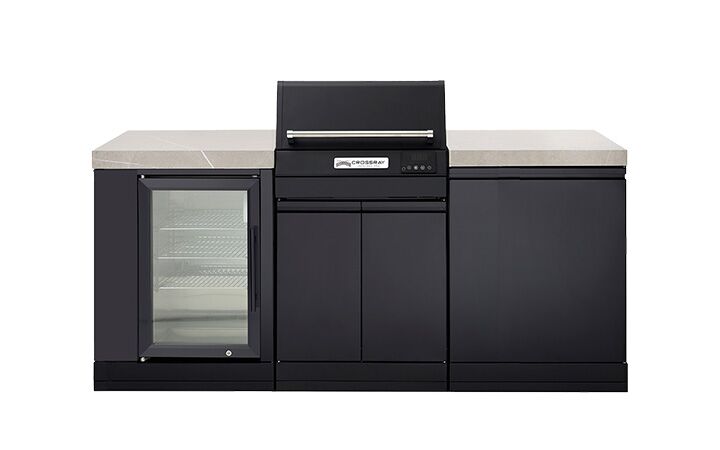 TCEK-MINI-compact-electric-black-fridge-720×450-1 Compact Electric Kitchen BBQ with Fridge