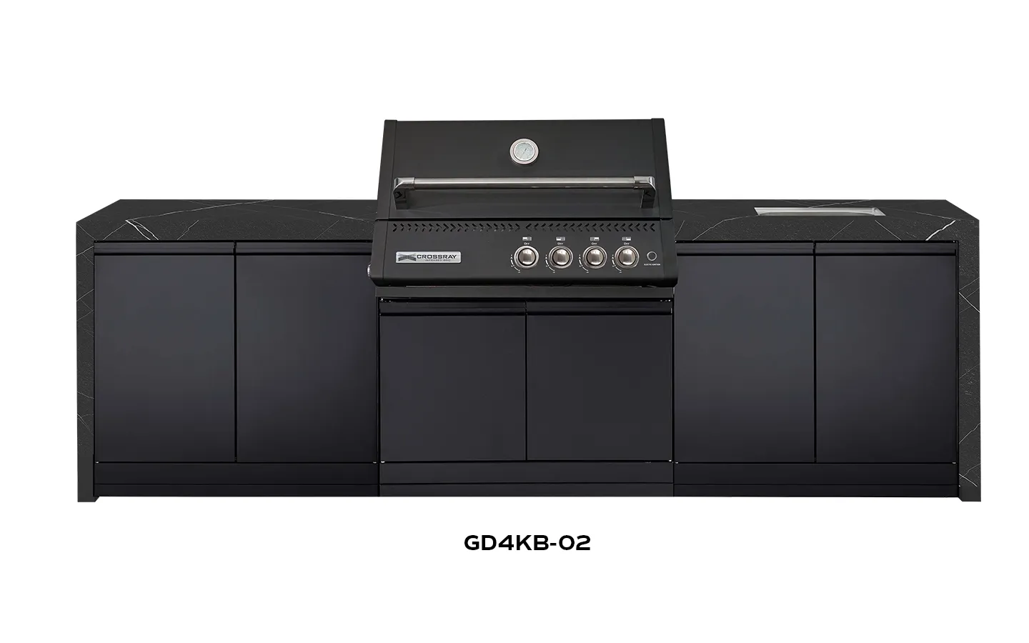 XPlor-Outdoor-Black-benchtop-GD4KB-02 XPlor Black BBQ Black benchtop GD4KB-02