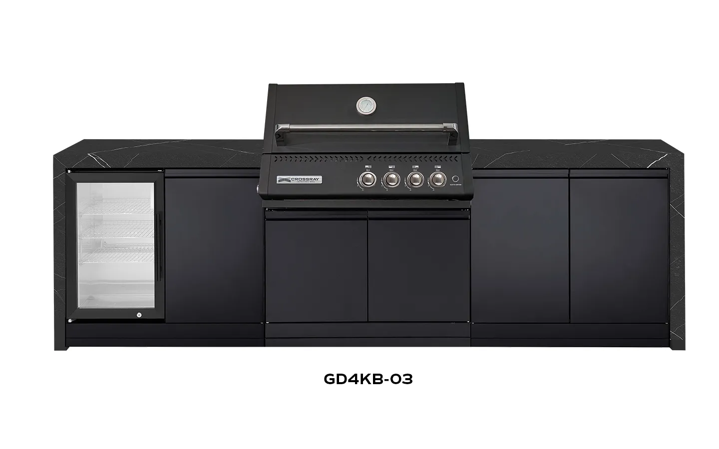 XPlor-Outdoor-Black-benchtop-GD4KB-03 XPlor Black BBQ Black benchtop GD4KB-03