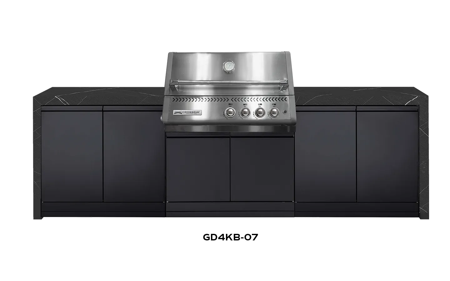 XPlor-Outdoor-Black-benchtop-GD4KB-07 XPlor SS BBQ Black benchtop GD4KB-07