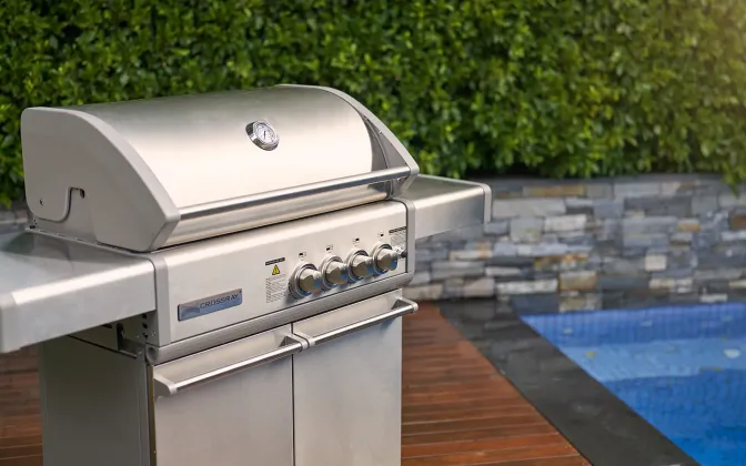 4B-Gas-BBQ-Trolley-insitu-2 4B Gas BBQ with Trolley