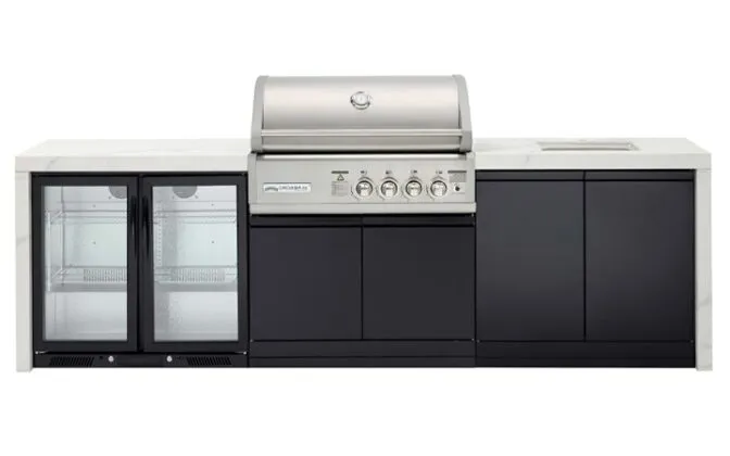 PREMIUM 4B Outdoor Kitchen Double Fride and Sink PREMIUM 4B Outdoor Kitchen TC4KP-16