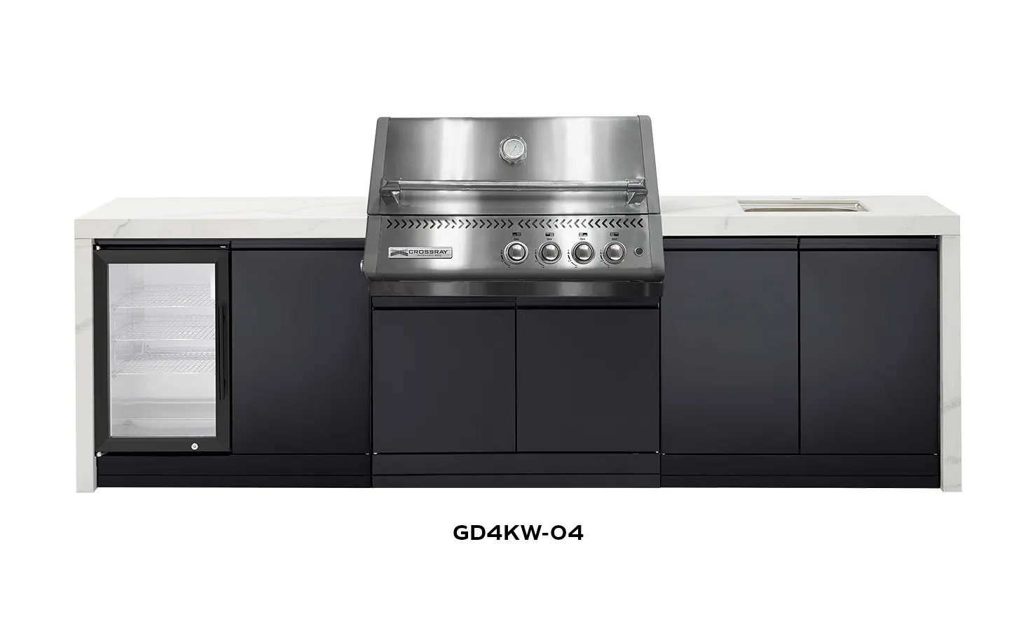 XPlor Outdoor SS BBQ White benchtop GD4KW-04 XPlor Outdoor SS BBQ White benchtop GD4KW-04