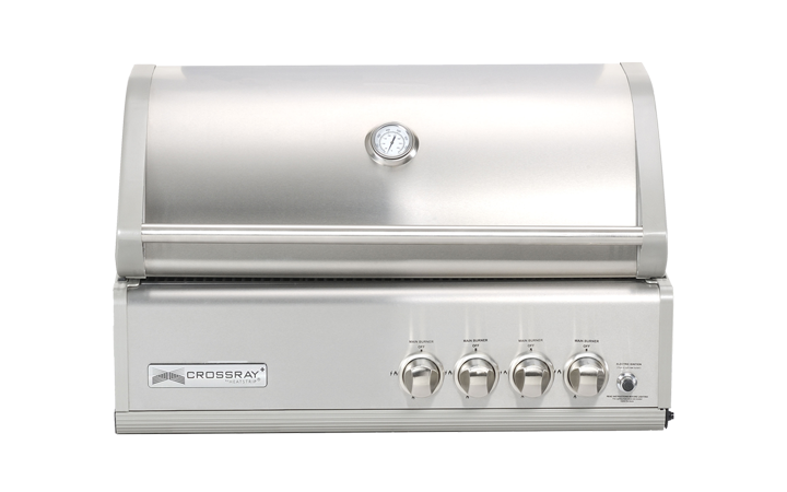 4 Burner Gas BBQ Inbuilt