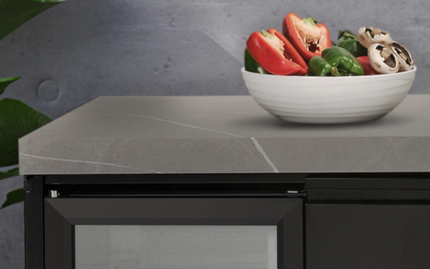 Flat sintered stone benchtop | CROSSRAY